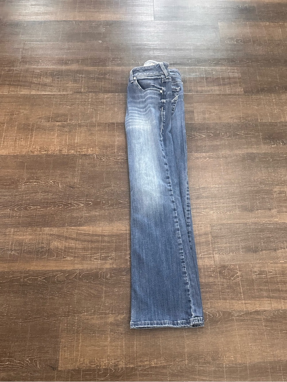 Ariat Women’s Medium Blue Denim Wash Flare Bootcut Jeans Size 29 - Picture 3 of 6